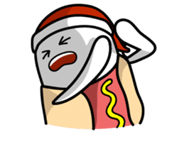 Hot Dog Man : Christmas sticker #9021105