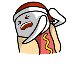 Hot Dog Man : Christmas sticker #9021105