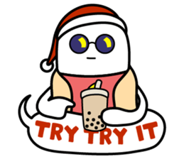 Hot Dog Man : Christmas sticker #9021108