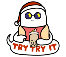 Hot Dog Man : Christmas sticker #9021108