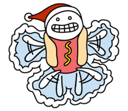 Hot Dog Man : Christmas sticker #9021111