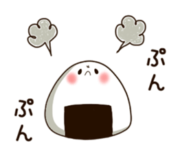 sticker of a rice-ball. sticker #9021567