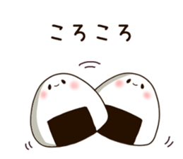 sticker of a rice-ball. sticker #9021570