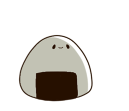 sticker of a rice-ball. sticker #9021571