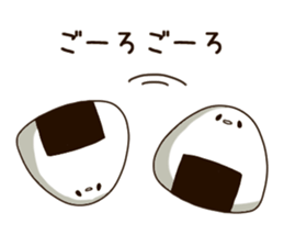 sticker of a rice-ball. sticker #9021576