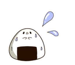 sticker of a rice-ball. sticker #9021586