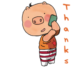 BUTA-tan to world sticker #9021633