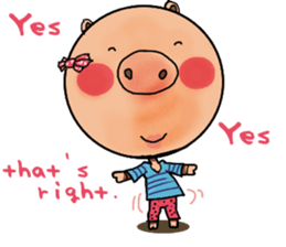 BUTA-tan to world sticker #9021638