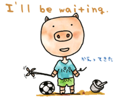 BUTA-tan to world sticker #9021648