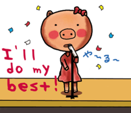 BUTA-tan to world sticker #9021654