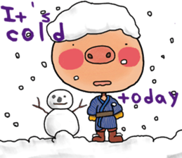 BUTA-tan to world sticker #9021665