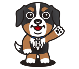 BEN the Bernese Mountain Dog sticker #9022152