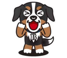 BEN the Bernese Mountain Dog sticker #9022153