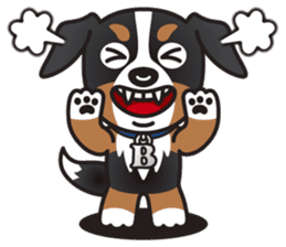 BEN the Bernese Mountain Dog sticker #9022156