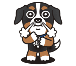 BEN the Bernese Mountain Dog sticker #9022157