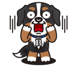 BEN the Bernese Mountain Dog sticker #9022160