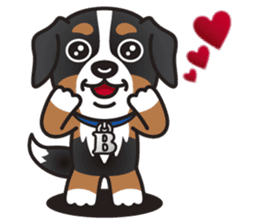 BEN the Bernese Mountain Dog sticker #9022162
