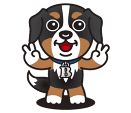 BEN the Bernese Mountain Dog sticker #9022164