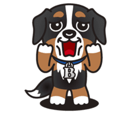 BEN the Bernese Mountain Dog sticker #9022168