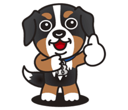 BEN the Bernese Mountain Dog sticker #9022172