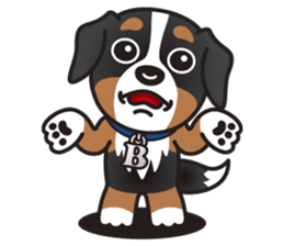 BEN the Bernese Mountain Dog sticker #9022173