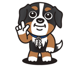 BEN the Bernese Mountain Dog sticker #9022175
