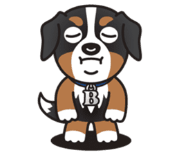 BEN the Bernese Mountain Dog sticker #9022180