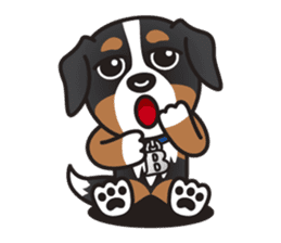 BEN the Bernese Mountain Dog sticker #9022182