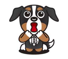 BEN the Bernese Mountain Dog sticker #9022183