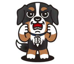 BEN the Bernese Mountain Dog sticker #9022184