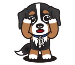 BEN the Bernese Mountain Dog sticker #9022186