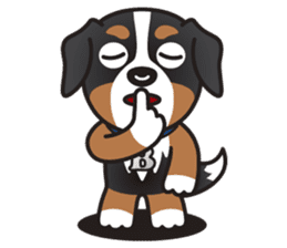 BEN the Bernese Mountain Dog sticker #9022187
