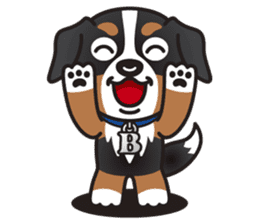 BEN the Bernese Mountain Dog sticker #9022189