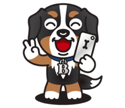 BEN the Bernese Mountain Dog sticker #9022191