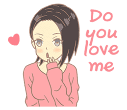 Moki Net Idol girlfriend sticker #9022393