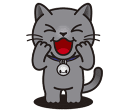 MIA the British Shorthair Cat sticker #9022473