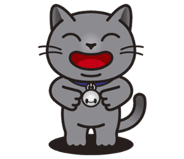 MIA the British Shorthair Cat sticker #9022475