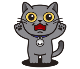 MIA the British Shorthair Cat sticker #9022481