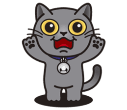 MIA the British Shorthair Cat sticker #9022481