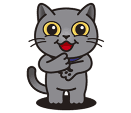 MIA the British Shorthair Cat sticker #9022494