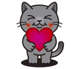 MIA the British Shorthair Cat sticker #9022499