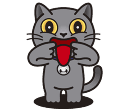 MIA the British Shorthair Cat sticker #9022501