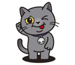 MIA the British Shorthair Cat sticker #9022504