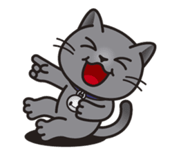 MIA the British Shorthair Cat sticker #9022505