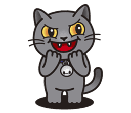 MIA the British Shorthair Cat sticker #9022511