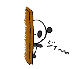 Balloon Panda sticker #9023072