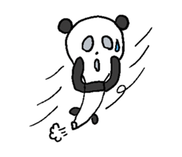 Balloon Panda sticker #9023078