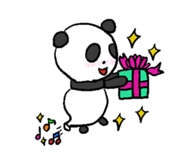 Balloon Panda sticker #9023081