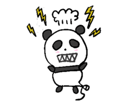 Balloon Panda sticker #9023092