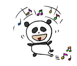 Balloon Panda sticker #9023096